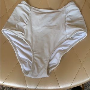 ☆ AERIE WHITE HIGH WASTED SWIM BOTTOMS ☆